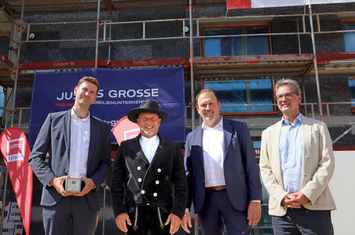 Richtfest im TABAKQUARTIER: 80 neue Wohnungen in „Wohnen am Park“