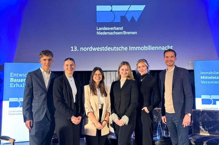 Unsere Auszubildenden mittendrin: Nordwestdeutsche Immobiliennacht 2025